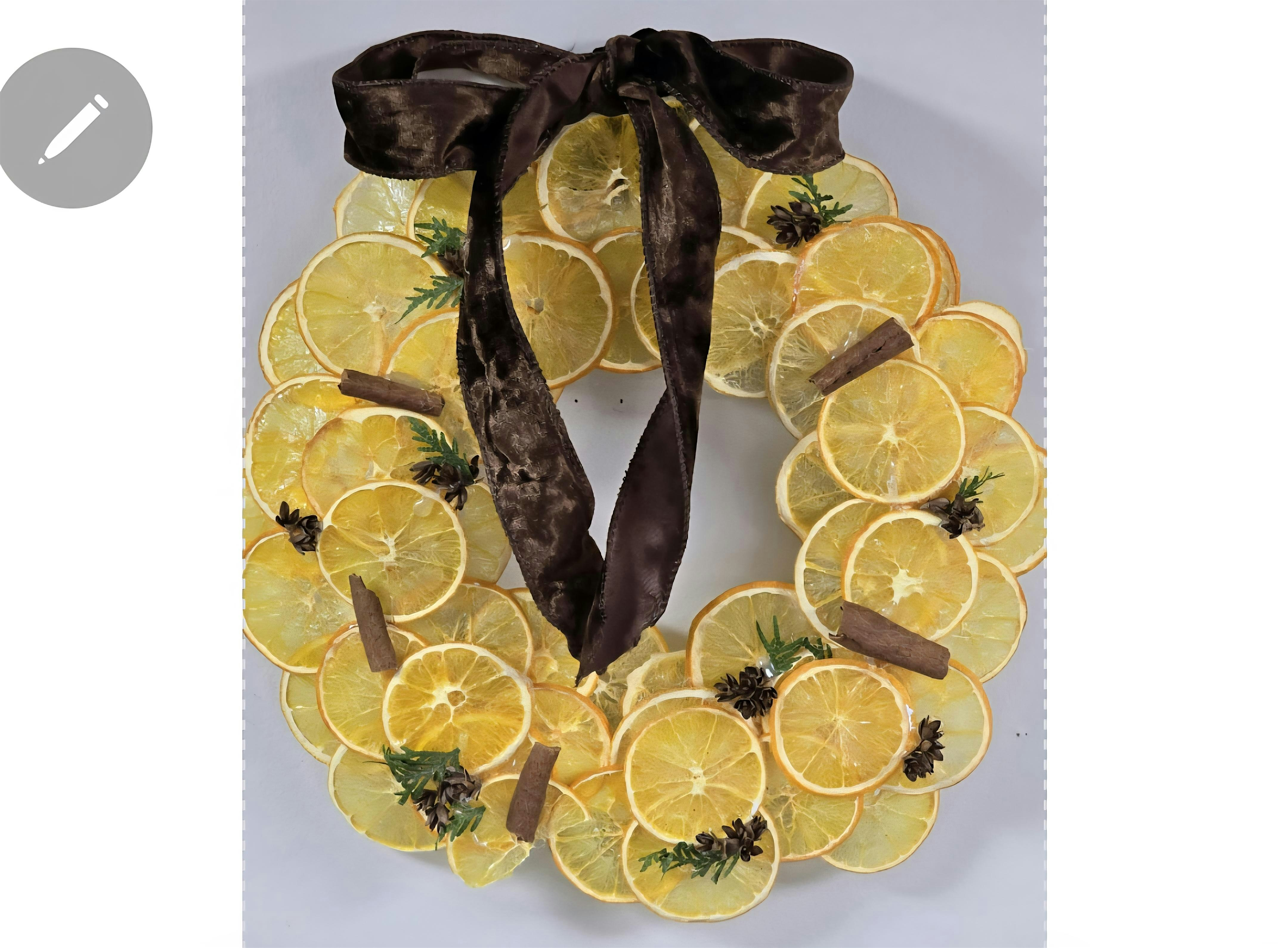 Make a orange wreath at the Bloomin Cottage | The Bloomin Cottage