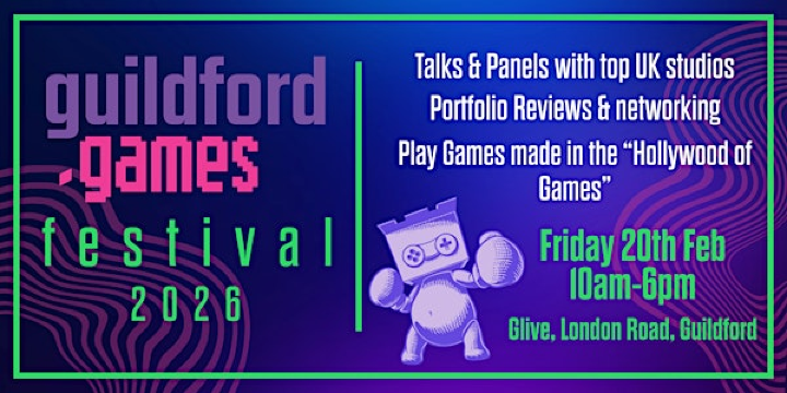guildford.games Festival 2026 | G Live