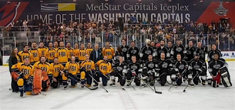 FBI vs SECRET SERVICE Charity Hockey Game | MedStar Capitals Iceplex
