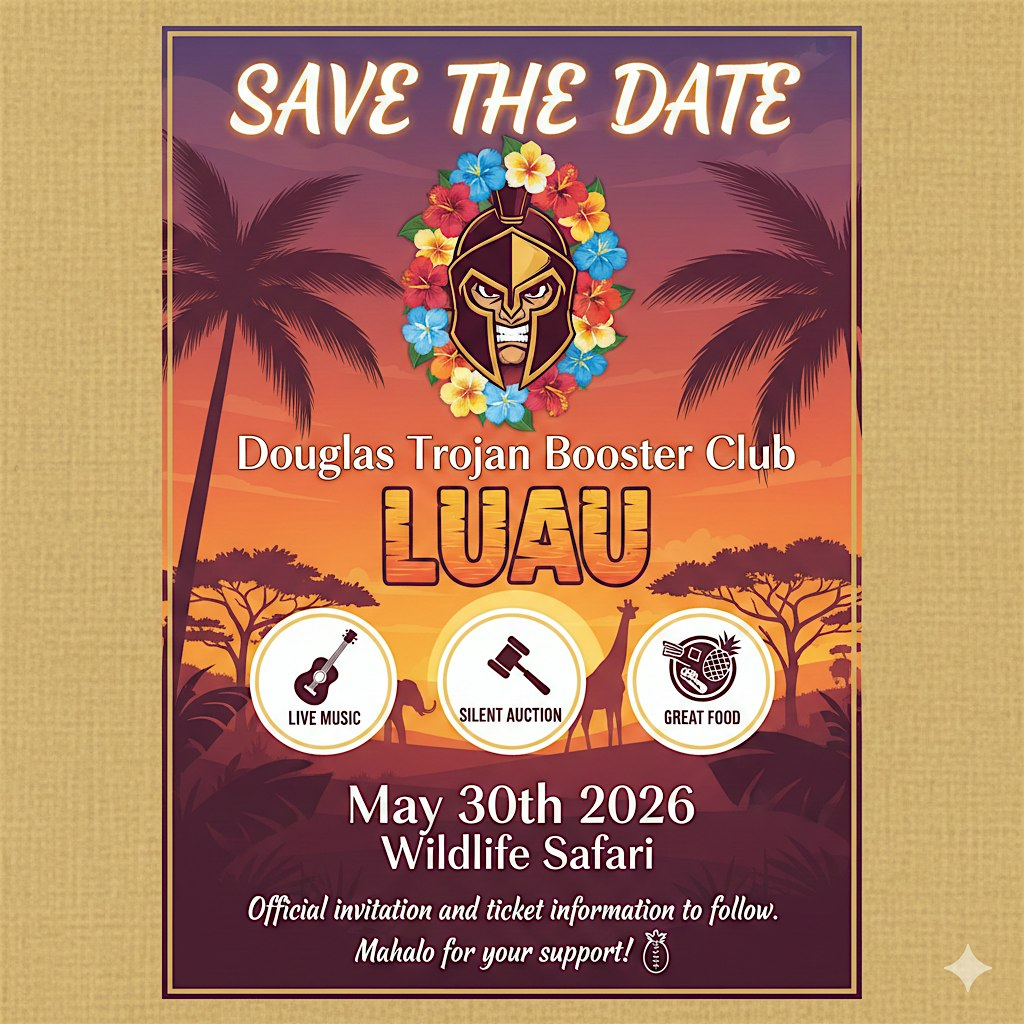 Douglas Trojans Booster Club Luau | Wildlife Safari