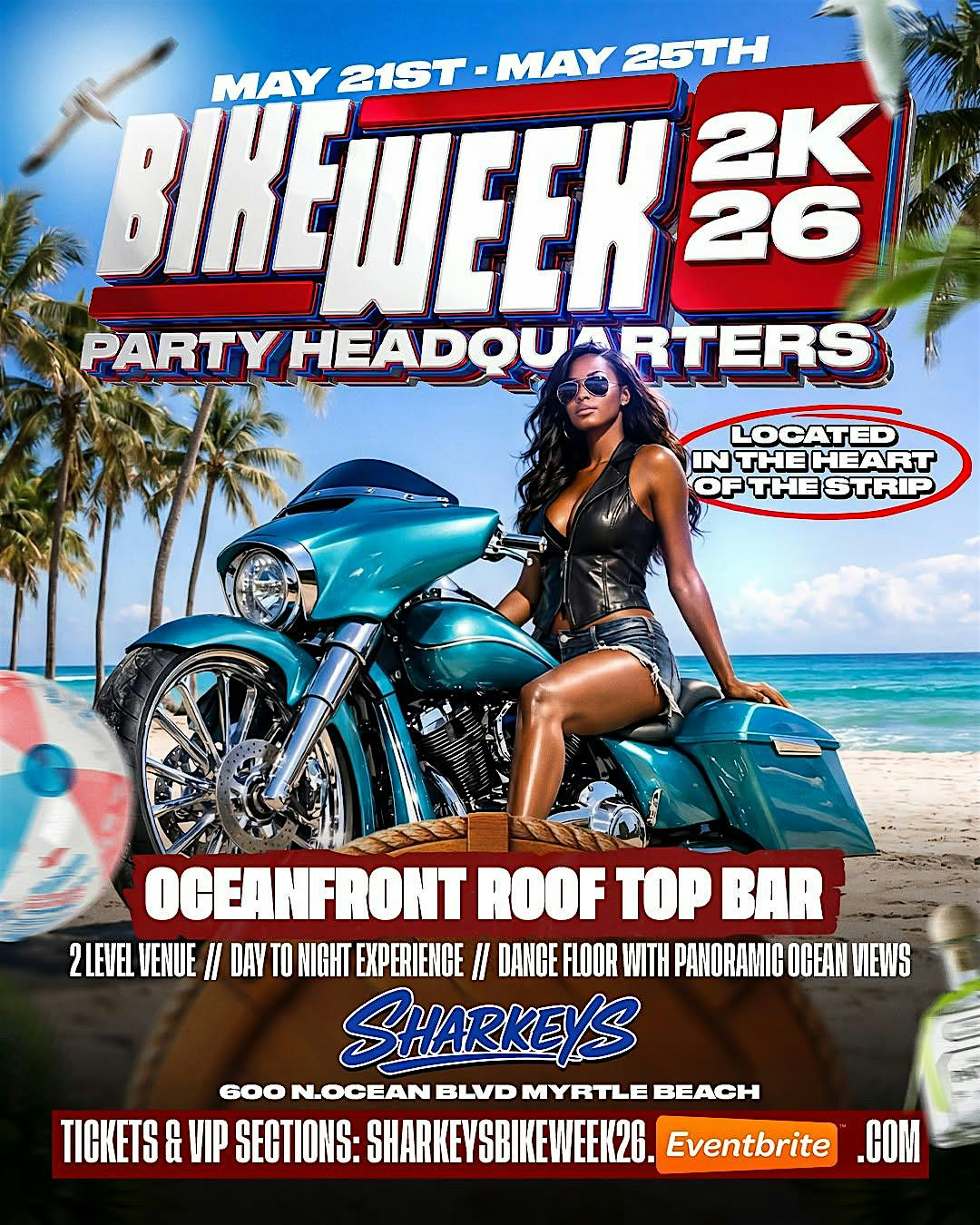 Sharkeys Bike Week 26 | SHARKEYS BEACH BAR
