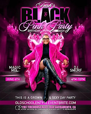 All Black & Pink  Day Party | Ember and Stone Events