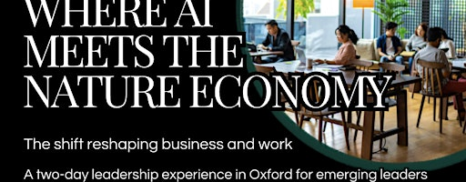 Where AI Meets the Nature Ready Economy Summer School, August 2026 | The H B Allen Centre