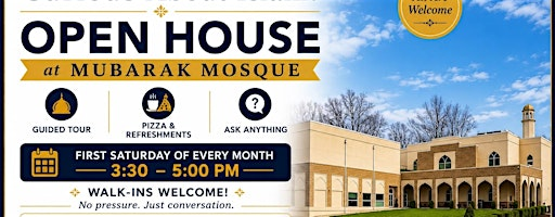 Mubarak Mosque Open House | Curious About Islam? | Mubarak Mosque Chantilly