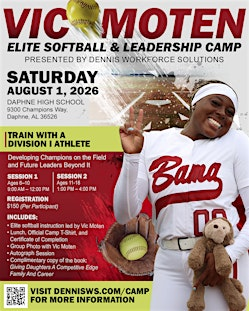 Vic Moten Elite Softball & Leadership Camp | 9300 Champions Way