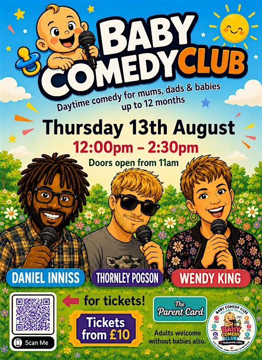 Baby Comedy Club August | Sheffield Plate