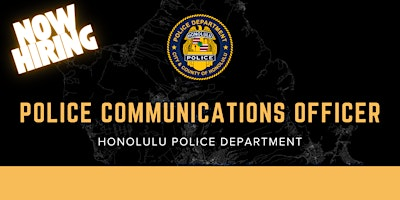 Police Communications Officer Information Session (In Person) | JTMC parking