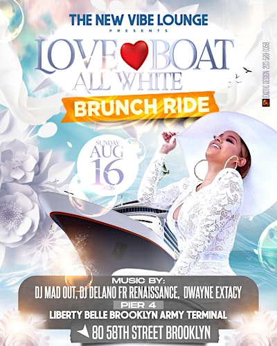 LOVE ❤️ BOAT BRUNCH RIDE  2026 | Brooklyn Army Terminal