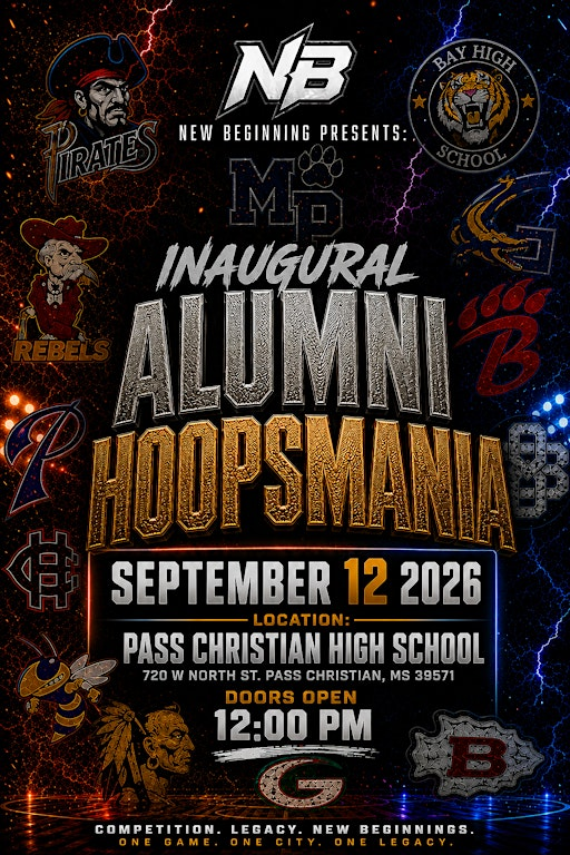 NEW BEGINNING : INAUGURAL ALUMNI HOOPSMANIA | Pass Christian High School