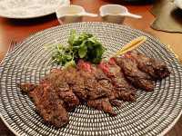 Fabulous steak dinner at W Sentosa