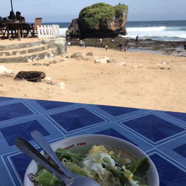 Hidden treasure at Mesra Beach