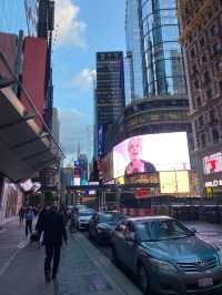 A walk down Times Square