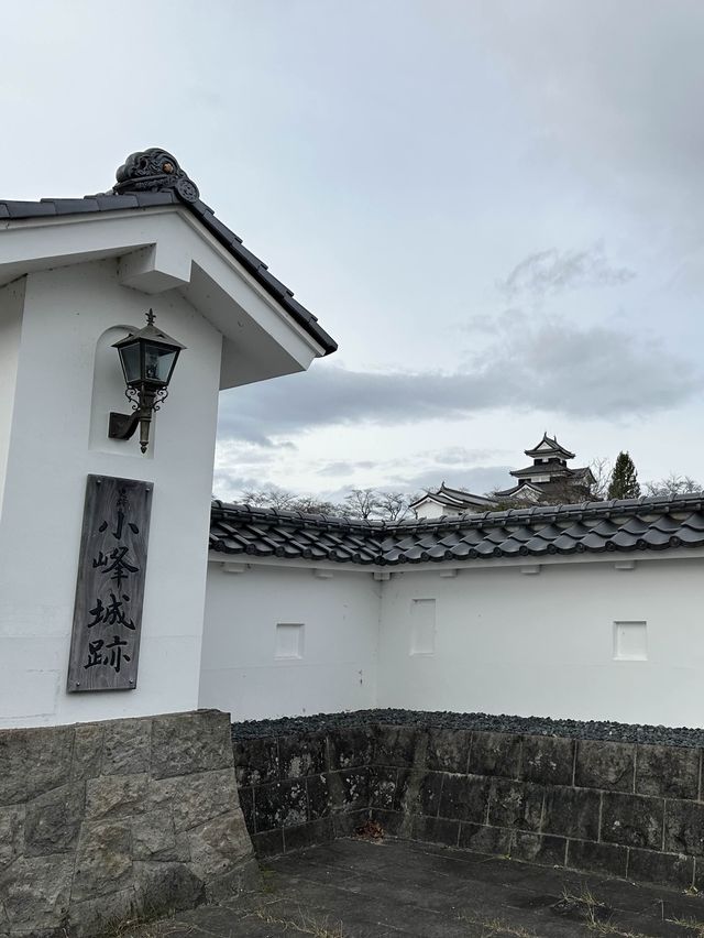 【福島】小峰城と紅葉