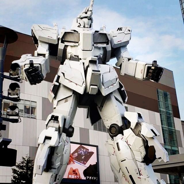 The Gundam Life-size Base In Tokyo