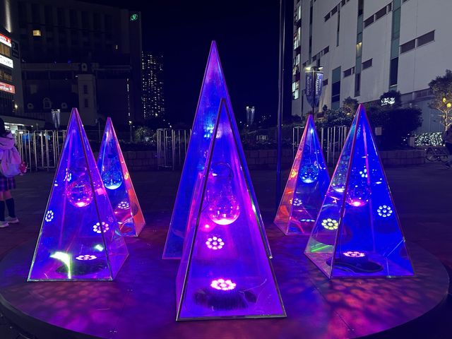 【海浜幕張】駅前のイルミネーション