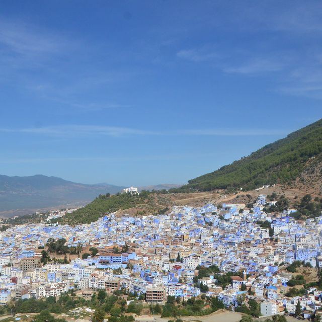 藍城山腰上的著名觀景地