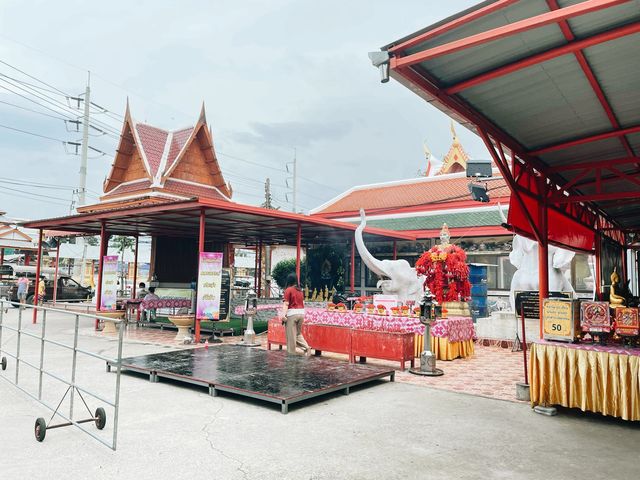 เที่ยววัดไทรใหญ่เลาะตลาดน้ำไทรน้อย ใกล้บ้านใหม่😌