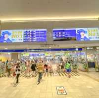 西鉄天神駅の様子