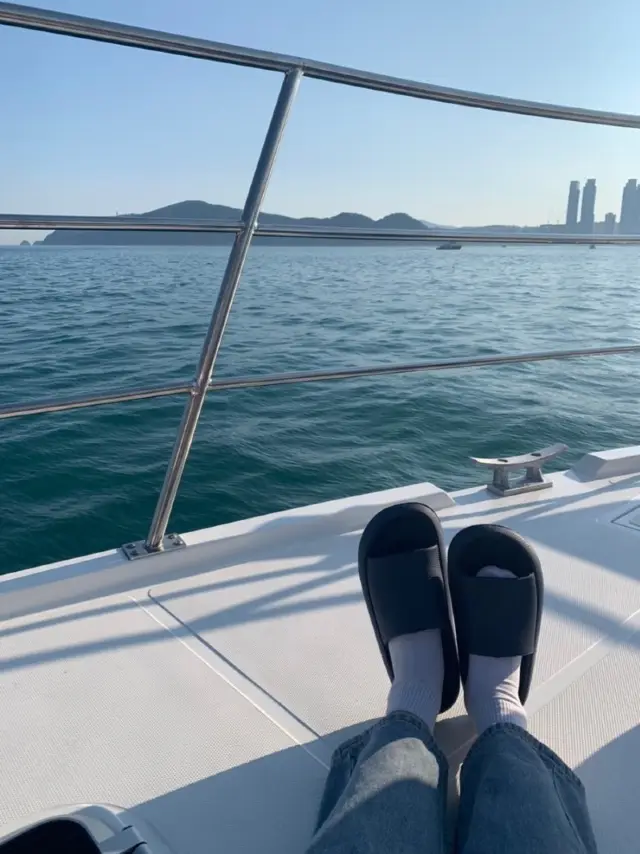 부산 해운대에서 요트타기 ⛵️
