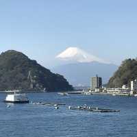 駿河湾と富士山を望むオーシャンビュー温泉旅館