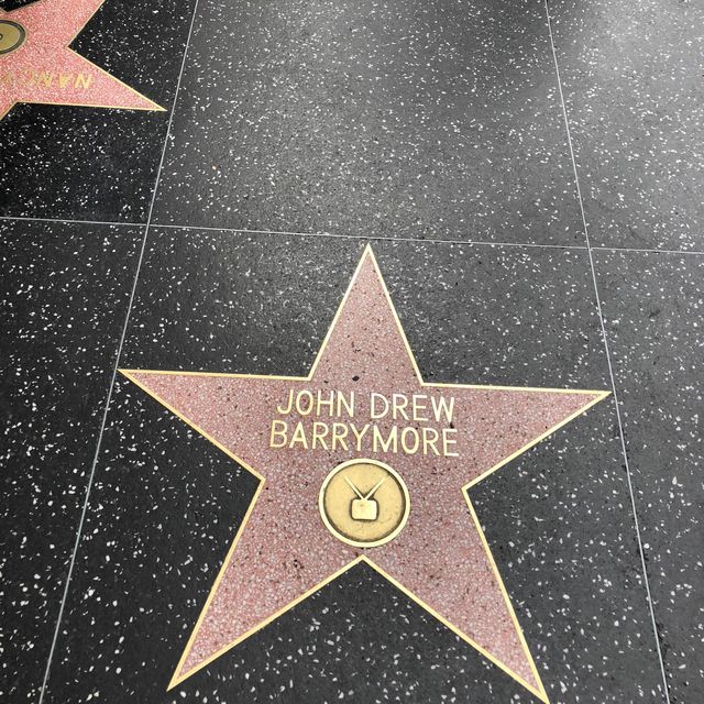 The famous Walk of Fame