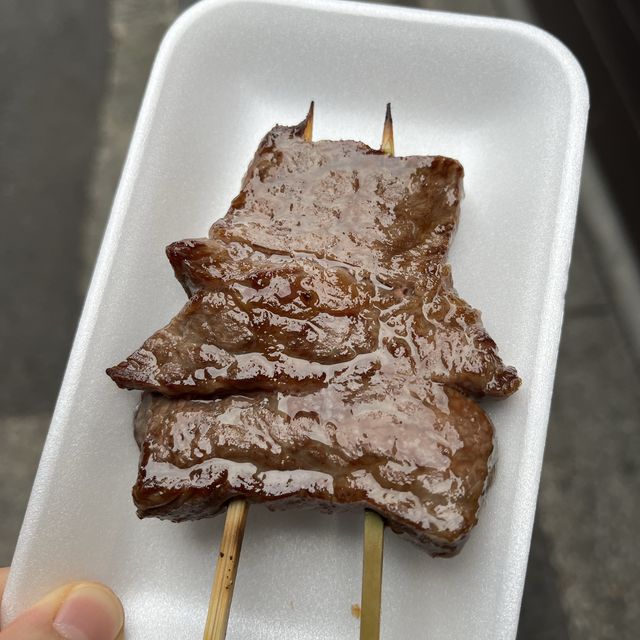 飛騨牛を堪能できる食べ歩き🤤