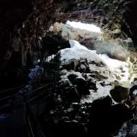 Exploring Lava Caves in Iceland