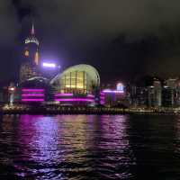 夜遊灣仔海濱長廊