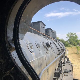 邊境車站的蒸汽機車