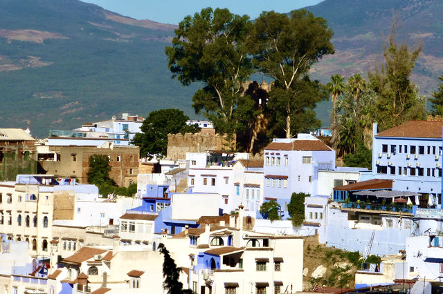 Chefchaouen, Morocco, a dreamy blue town.