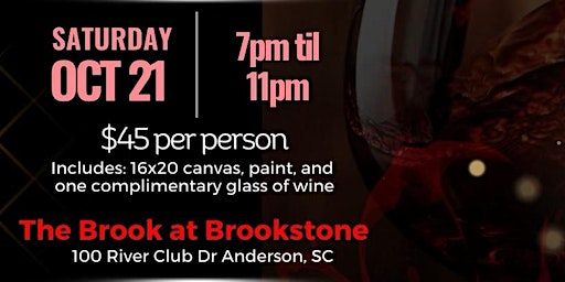 SIP AND PAINT AT THE BROOK | The Brook at Brookstone