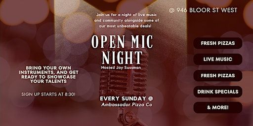 OPEN MIC NIGHTS @ APC!!! | 946 Bloor St W
