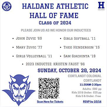 Haldane Athletic Hall of Fame Induction | Cortlandt Colonial Restaurant & Ballroom