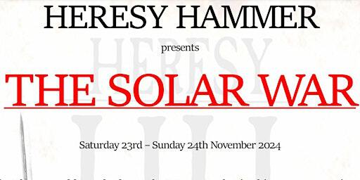 The Solar War - A Horus Heresy Narrative Event | Westfields Junior School