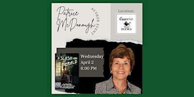 Author Patrice McDonough "A Slash of Emerald" | Copperfish Books