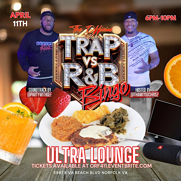 Norfolk R&B BINGO FRIDAY 4/11 @ULTRA LOUNGE W/Thank You Chris &PartyWithGEE | 5975 E Virginia Beach Blvd