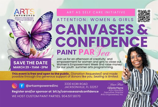 Canvases and Confidence Paint Party | Mandarin Branch Library