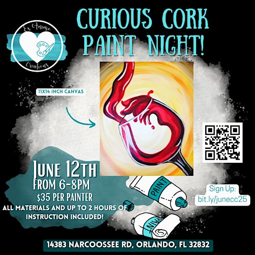 Curious Cork Paint Night | 14383 Narcoossee Rd