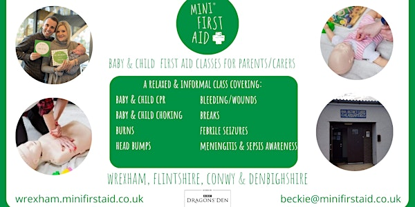 Rhyl - Baby & Child First Aid awareness class for Parents/Carers | LL18 3ST
