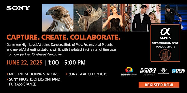 Sony Alpha Community Event Vancouver 2025 | SW 5