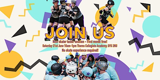 Learn to play roller derby: new skater intake day! | Thorns Collegiate Academy, Stockwell Avenue, Quarry Bank, Brierley Hill, UK