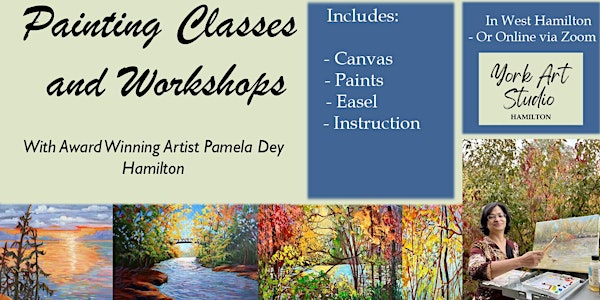 Learn to Paint Outdoors. Plein Air Painting  in  Hamilton,  Ontario | Cliffview Park