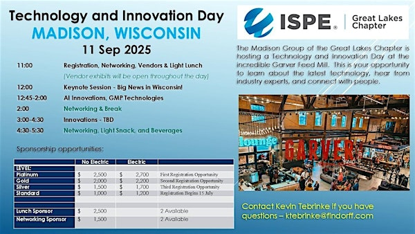 Technology & Innovation Day - Madison, WI 2025 | Garver Feed Mill