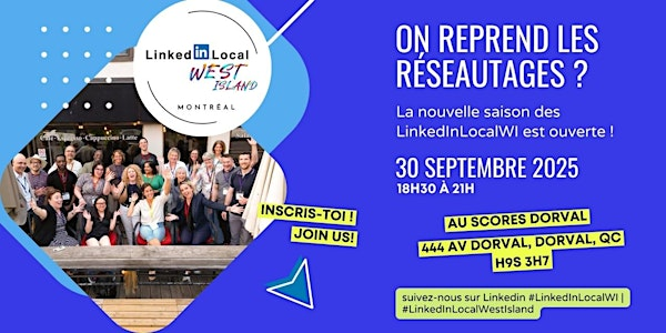 LinkedIn Local West Island - 5e Edition | Restaurant Scores