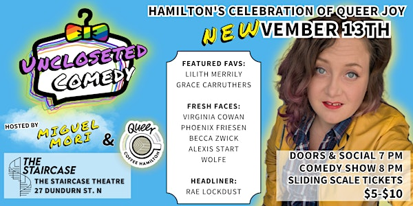 Uncloseted Comedy NEWvember Showcase! | The Staircase