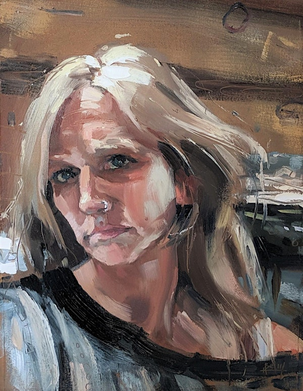 Oil Painting Portrait Masterclass with Hester Berry | Studio KIND at The Corn Store