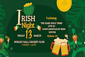 Irish Night | Norley Hall Cricket Club