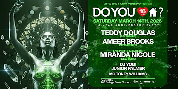 Do You Love House  w/ Teddy Douglas, Ameer Brooks, Miranda Nicole Live | Revival Bar and Event Venue