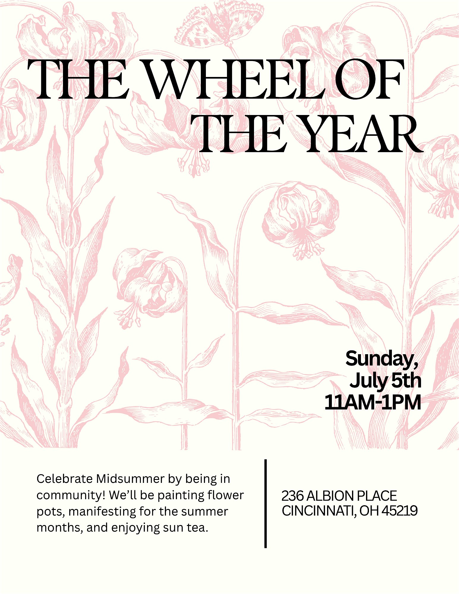 The Wheel of the Year Celebrations | 236 Albion Place
