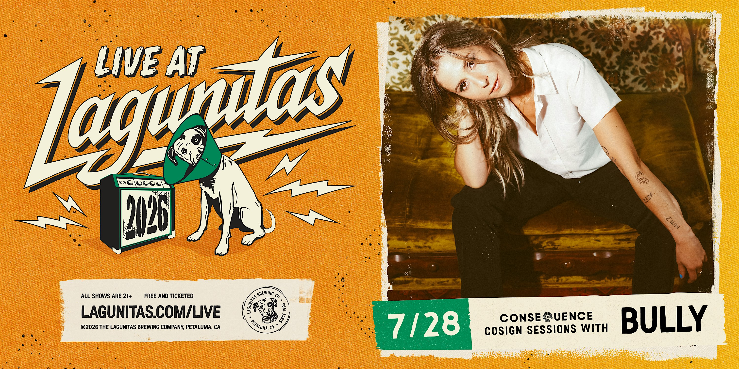 Live at Lagunitas: Consequence Cosign Sessions with Bully | The Lagunitas Brewing Company